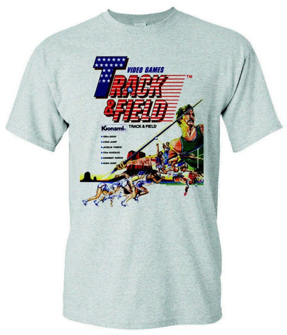 Track & Field vintage video arcade game 80s graphic tee