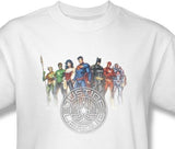 Justice League America T-shirt 100% cotton graphic tee superhero comics JLA369