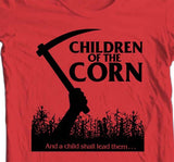 Children of Corn T-shirt retro 80s horror movie The Shining 100% cotton tee