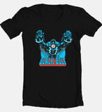 Black Bolt T-shirt comic book retro superhero 100% black cotton graphic tee