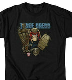 Judge Dredd T Shirt  2000 AD vintage retro comic book black graphic tee JD110