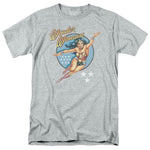Wonder Woman t-shirt girl superhero DC Comics vintage design silver age tee