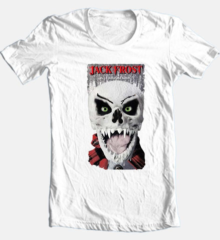 Jack Frost T-shirt Free Shipping retro horror slasher movie cotton white tee