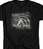 I Survived the Twilight Zone t-shirt retro Sci-Fi TV series graphic tee CBS168