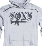 Sons of Anarchy TV crime series California adult graphic hoodie