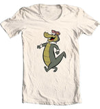 Wally Gator hannah barbera Huckleberry Hound cartoons t-shirt for saled