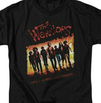 The Warriors 60,000 enemies T-shirt retro 70s movie black graphic tee for sale online store