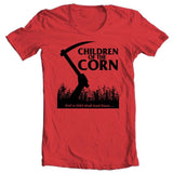 Children of Corn T-shirt retro 80s horror movie The Shining 100% cotton tee