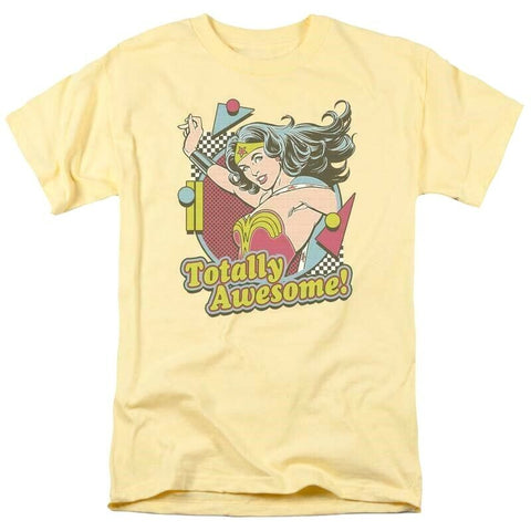 Wonder Woman Totally Awesome T-shirt retro DC comic Superman superhero DCO671