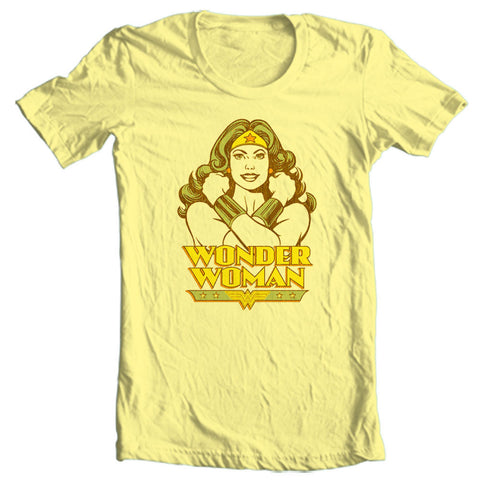 Wonder Woman t-shirt mens DC Comics retro 70s 80s graphic tee for sale online store