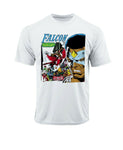The Falcon Dri Fit graphic T-shirt microfiber UPF +50 retro superhero Sun Shirt for sale online store