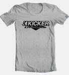 Kicker Livin' Loud T-shirt car stereo speakers auto 100% cotton grey tee