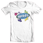 Nerds T-shirt Willie Wonka retro brands cotton graphic white tee