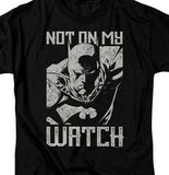 Batman Not on my Watch t-shirt DC Comics black graphic tee BM2866