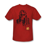 Hellboy II T-shirt retro comic superhero movie graphic cotton red tee UNI114