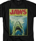 Jaws Movie Retro 70s 80s Amity Island Martin Brody graphic t-shirt UNI727