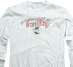 Teen Wolf T-shirt Retro Classic Werewolf movie graphic long sleeve tee 