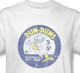 Dum-Dums T-shirt Free Shipping distressed logo vintage style cotton tee DUM110
