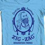 Zig Zag graphic tee shirt weed pot marijuana throwback