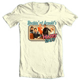 Happy Days T-shirt Rocking at Arnolds Fonzie retro 70s 80s cotton graphic tee