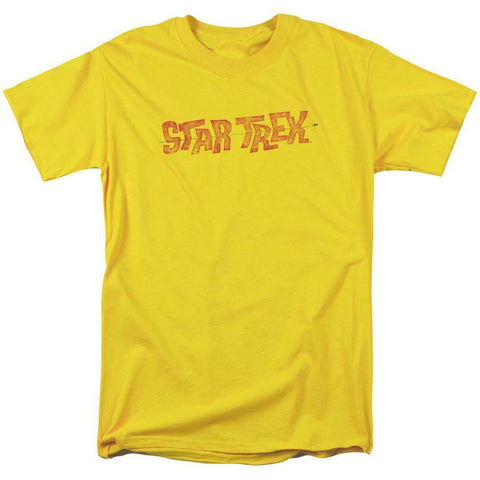 Star Trek Logo Tee Kirk  Spock T-shirt vintage original crew 100% cotton throwback design tshirt for sale