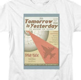 Star Trek T-shirt Tomorrow is Yesterday retro 60's Sc-Fi graphic tee throwback design tshirts