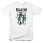 Quantum Woody T-Shirt men's regular fit white cotton graphic tee VAL182