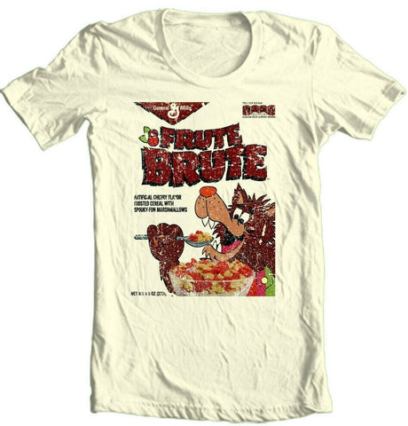 Frute Brute T-shirt Monster Cereal regular fit tan cotton graphic tee