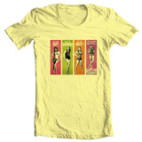 James Bond girls T shirt 007 Thunderball 60s retro movie film cotton graphic tee