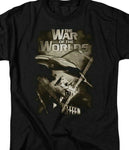 The War of the Worlds t-shirt Sci Fi retro 50s black movie tee