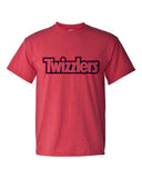Twizzlers retro candy 70s 80s logo t-shirt for sale