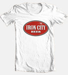 Iron City Beer graphic T-shirt cool retro 80s Pittsburgh football cotton tee