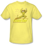 The Cheetah T-shirt DC Comics men's classic fit yellow cotton graphic tee DCO308