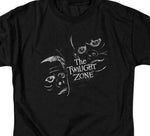 Twilight Zone Eye of the Beholder black t-shirt retro sci fi tv show Rod Serling tee