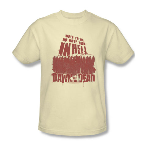 Dawn of Dead T-shirt vintage 70's cotton graphic zombie tee horror movie UNI479