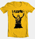 Platoon movie T-shirt vintage 1980s classic movie 100% cotton graphic tee
