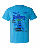 Boo-Berry box T-shirt Heather Blue Monster Cereal Frankenberry Chocula 50/50 tee
