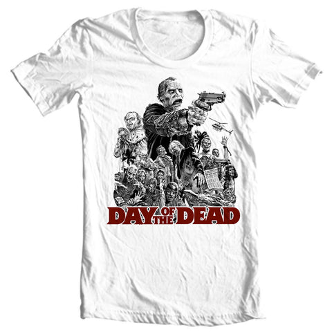 Day of the Dead t-shirt retro horror movie cotton graphic tee