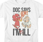 Hot Stuff Little Devil t-shirt Doc says Im ill retro comic graphic tee DRM347