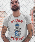 Slush Puppy T-shirt men's classic fit white cotton graphic printed tee