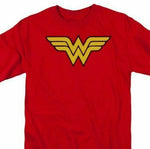 Wonder Woman Logo T-shirt comics superhero classic fit cotton graphic tee DCO266