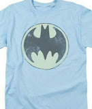 DC Comics Batman distressed logo retro vintage graphic t-shirt BM2224
