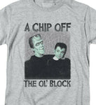 The Munsters t-shirt Herman & Eddie Chip Off the Ol' Block graphic tee