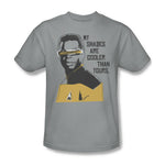Star Trek Lt Geordi La Forge Cooler Shades T-shirt sci-fi tee throwback design tshirts for sale