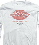 MASH T-shirt Hot Lips men's regular fit long sleeve graphic tee TCF223
