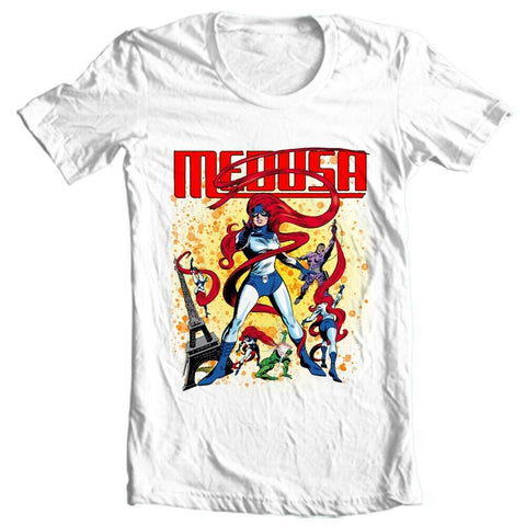 Medusa T Shirt vintage Marvel comics The Inhumans superhero comics graphic tee