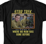 Star Trek Episode 2 Where No Man Has Gone Before graphic t-shirt throwback design tshirts for sale