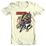 Micronauts Graphic T-Shirt retro Marvel design mens cotton  regular fit t-shirt