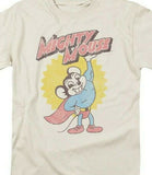 Mighty Mouse t-shirt Vintage Retro Saturday Morning cartoon design CBS1590