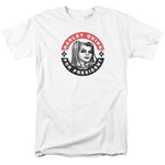 Harley Quinn T-shirt DC Comics President classic fit white graphic tee BM2670